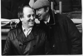 Maurice Setters (left) with Jack Charlton.