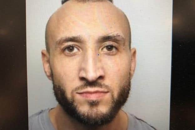 Pictured is prisoner Wayne Robinson, aged 35, formerly of St John's Road, Sheffield, who attacked a fellow-inmate at Doncaster prison and has been sentenced to three-years of custody to run concurrently with an existng sentence of 12-years imposed for two robberies with weapons.