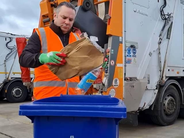 Doncaster Council has released a video showing what should go inside your blue bin.