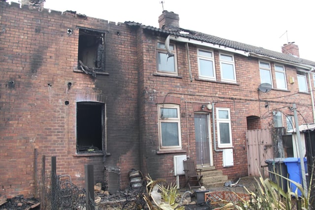Houses were also burned in Kiveton Park, Rotherham, and ‘a number of homes’ on Moorland Avenue Barnsley.