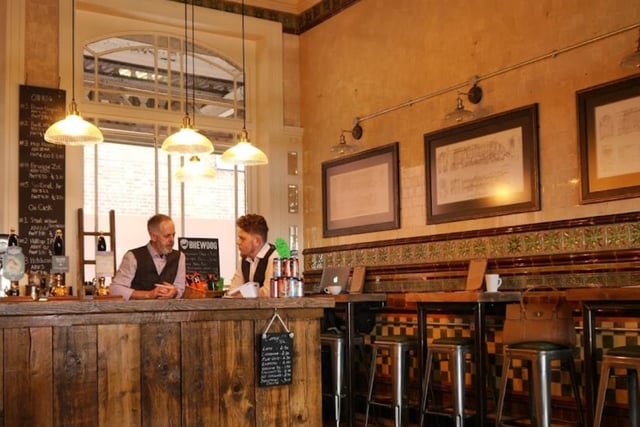 The Draughtsman Alehouse, Platform 3 Doncaster Railway Station, Doncaster DN1 1PE. Rating: 4.8 out of 5 (based on 320 Google Reviews). "Perfect ambiance, and fantastic hosts who are willing to talk to you and have a nice chat!"