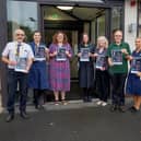 RDaSH Care Group Director for Physical Health Cora Turner (third from left) is pictured with hospice staff launching the Light up a Life campaign at St John’s Hospice.