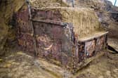 The LNER truck was found buried in Belgium.