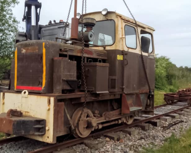 Wagonmaster LM336 being delivered to The Old Peatworks on Crowle Moors, Home of Crowle Peatland Railway.