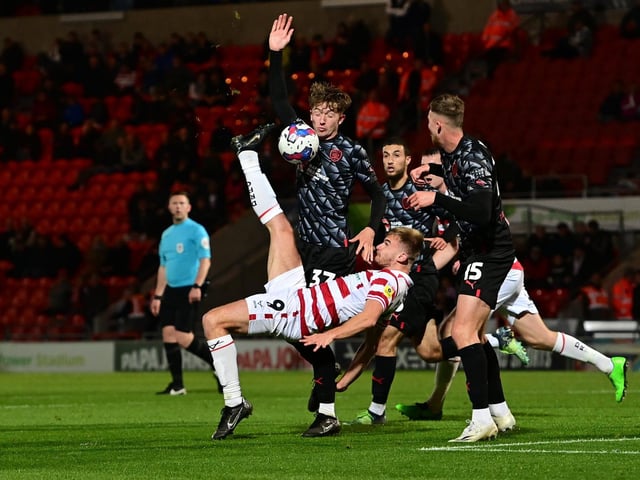 Like Woltman, barely won a header with too many balls pumped long to him. Rovers didn't maximise his strengths running in behind defences.