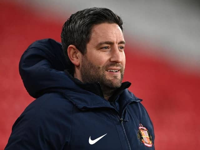 Sunderland head coach Lee Johnson. Photo by Stu Forster/Getty Images