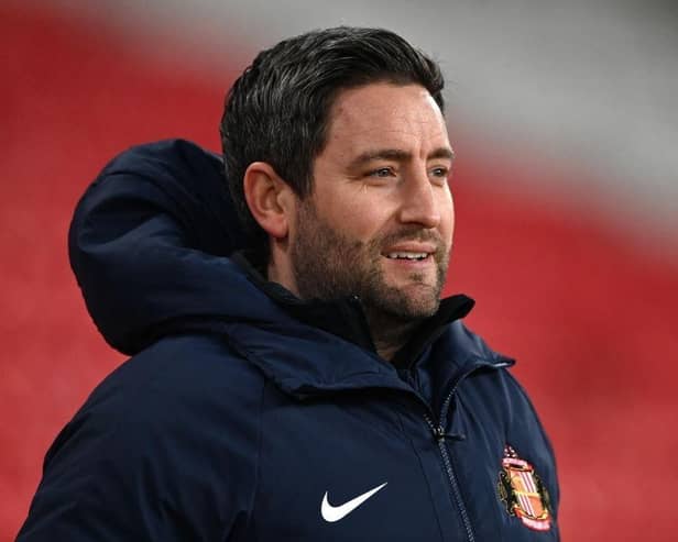 Sunderland head coach Lee Johnson. Photo by Stu Forster/Getty Images