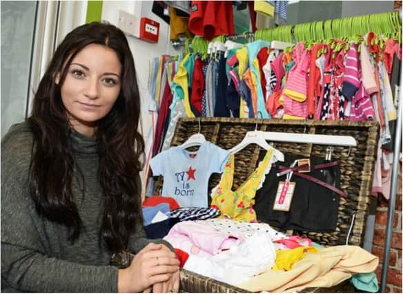 Frances Bishop has closed one of her Pud children's clothing stores.