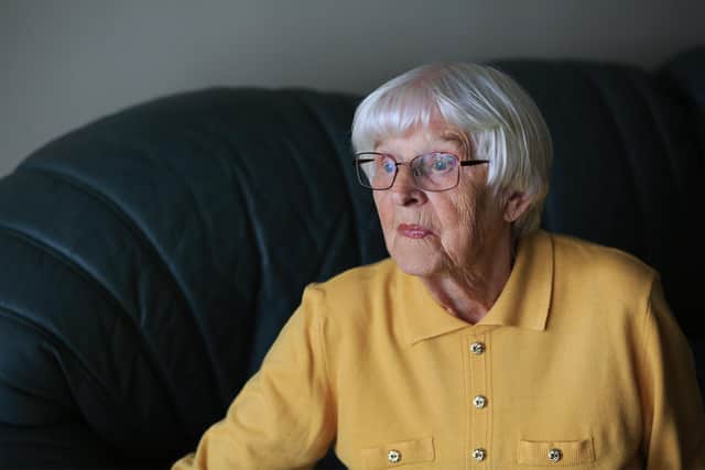 Margaret Edy, aged 90 from Bessacar. 