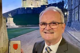 Former town Ward Councillor John McHale was awarded the MBE.