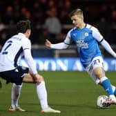 Joe Tomlinson (right) in action for Peterborough. Photo: Joe Dent/theposh.com.