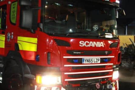 Firefighters attended a number of incidents last night