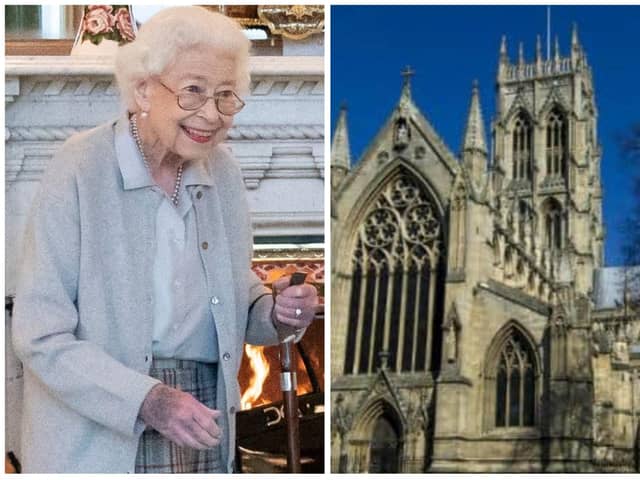 Doncaster Minster has opened its doors for people to pay their respects to Queen Elizabeth II.