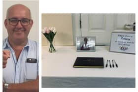 Books of condolence have been set up in memory of Dr Martyn Coleman.