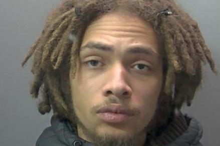 Malachi Jackson, 19, of Park Lane, Peterborough, was found by police hiding in a property in Terrill Close, Huntingdon on 9 December with a bundle of class A drugs and £235 cash. The teen had been using the property to sell crack cocaine and heroin without permission from the occupant. He pleaded guilty to possession with intent to supply crack cocaine and heroin, and possession of cannabis at Peterborough Crown Court and was sentenced to 32 months in a Young Offenders Institute.