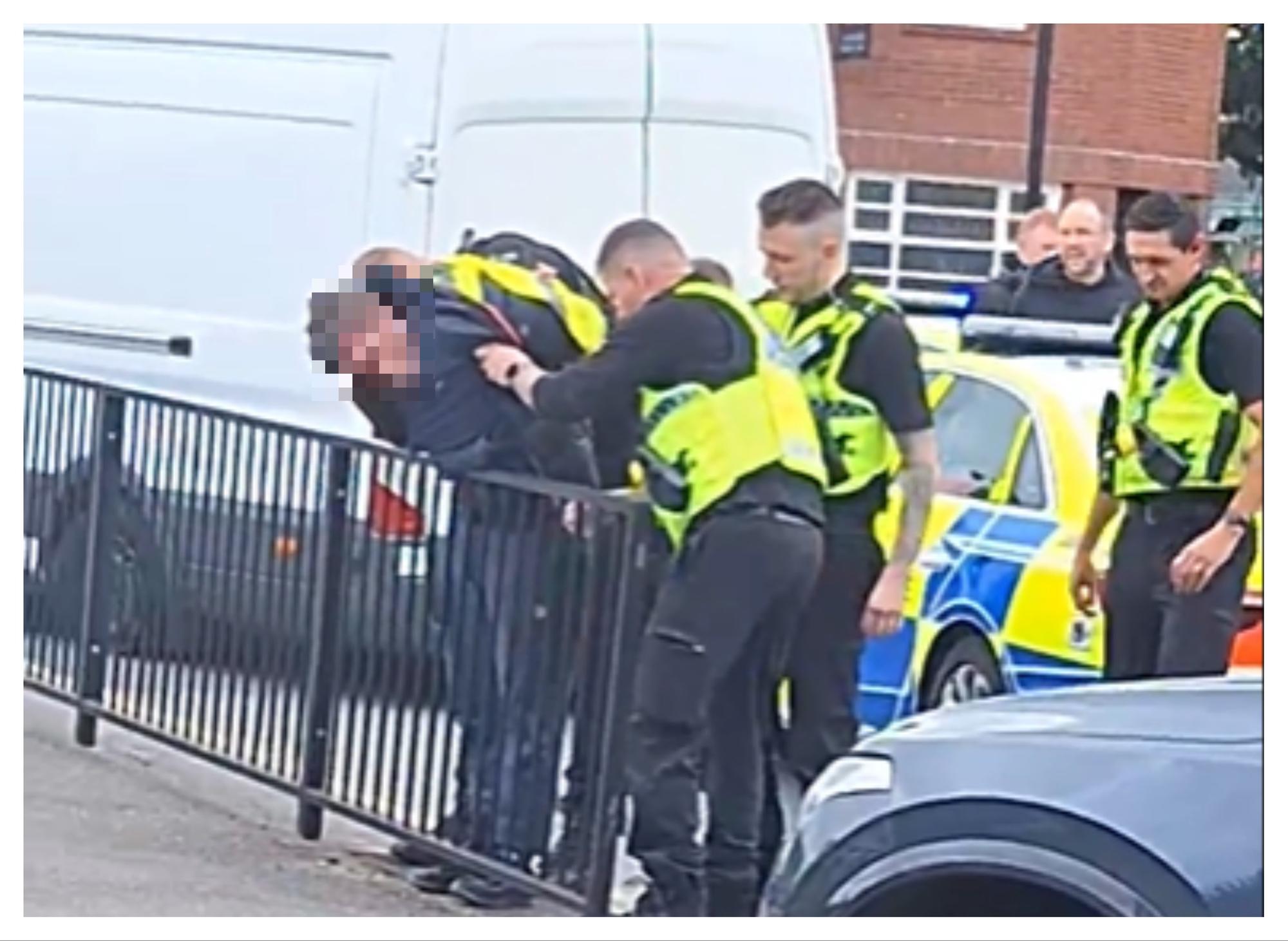 Watch: Dramatic moment police swoop to arrest man in Doncaster city centre