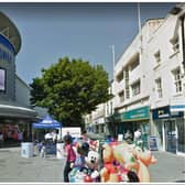 The 20-year-old was attacked in Frenchgate near to Boots and Marks and Spencer.