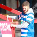 Some of the Doncaster Rovers fans who watched the 2-0 win at Crawley Town.