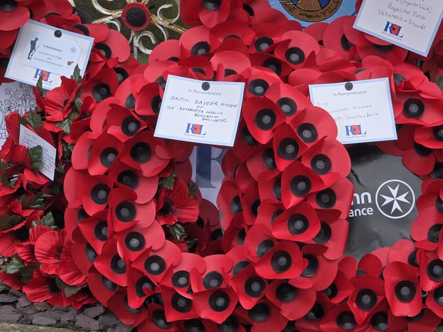 Wreaths were laid across Doncaster on Remembrance Sunday.