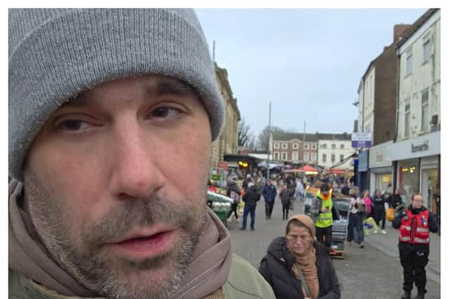 Controversial You Tube star Charlie Veitch filmed a 45 minute video criticising Doncaster city centre.
