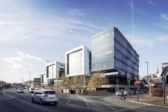 Artist impressions of BT Group’s new offices in Sheffield