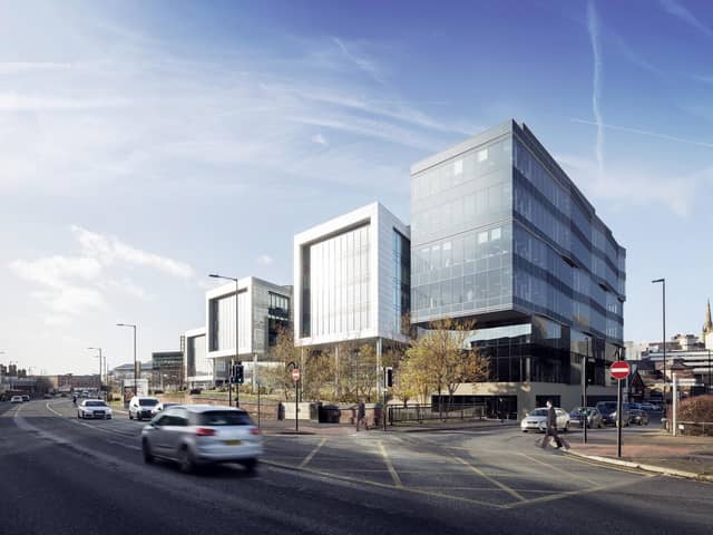 Artist impressions of BT Group’s new offices in Sheffield