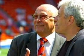 Mickey Walker, pictured with Kevin Keegan in 2008.