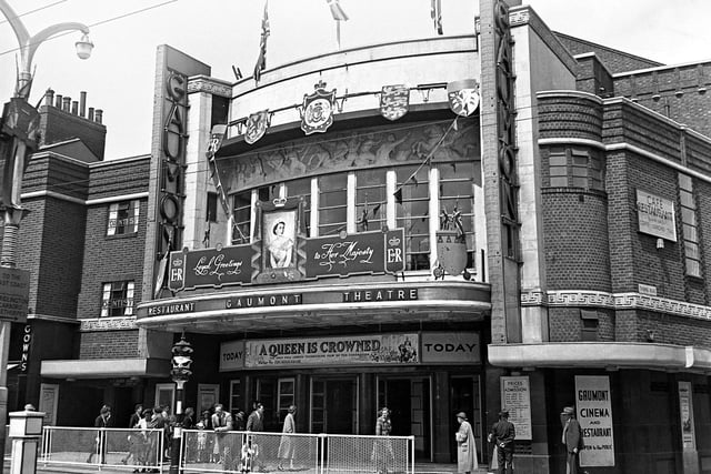 Celebrating the Coronation of Her Majesty Queen Elizabeth II at the Gaumont Cinema in 1953