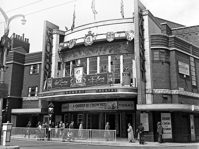 Celebrating the Coronation of Her Majesty Queen Elizabeth II at the Gaumont Cinema in 1953