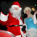 Santa will be at the market with his sleigh.