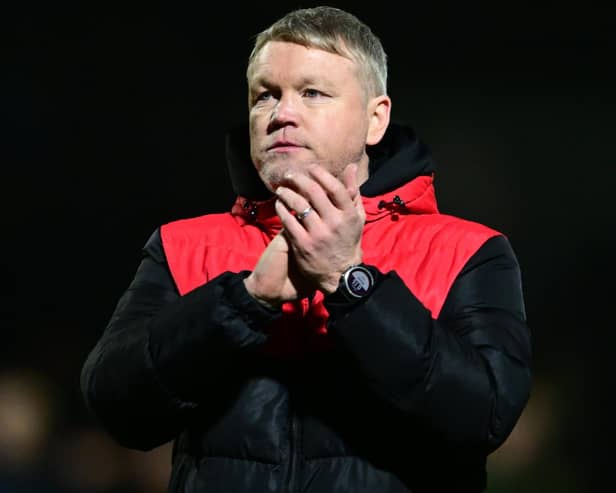 Doncaster Rovers manager Grant McCann