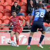 Jon Taylor against Wycombe Wanderers, his first match in seven months. Picture: Howard Roe/AHPIX