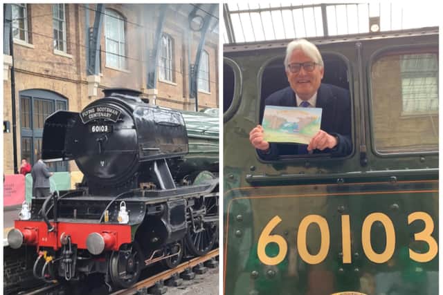 Doncaster Chief Executive Damien Allen was in London to see the Flying Scotsman and launch plans for its 100th birthday.