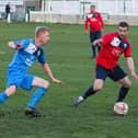 Action from Armthorpe v Rossington in 2018. Photo: Steve Pennock