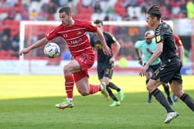 Tommy Rowe in action against Charlton. Picture: Andrew Roe/AHPIX LTD