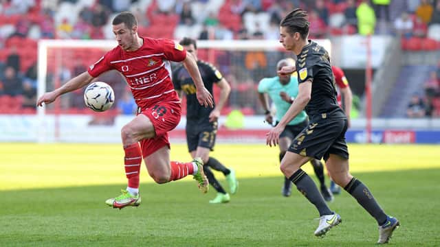 Tommy Rowe in action against Charlton. Picture: Andrew Roe/AHPIX LTD