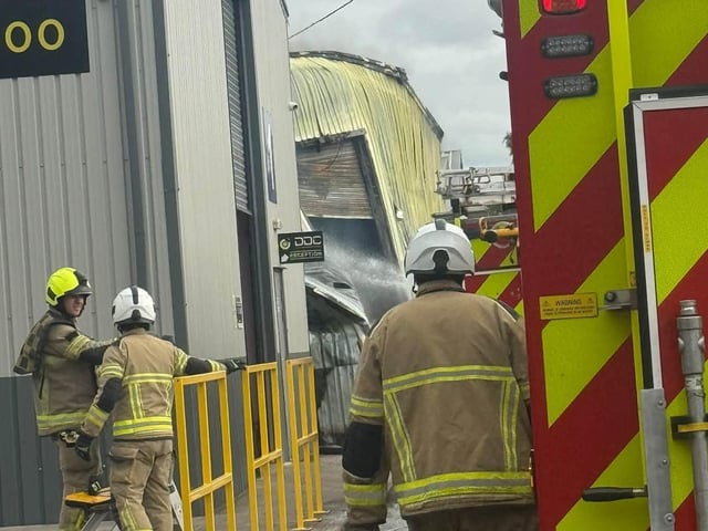 Crews tackled the fire in Balby on Thursday afternoon.
