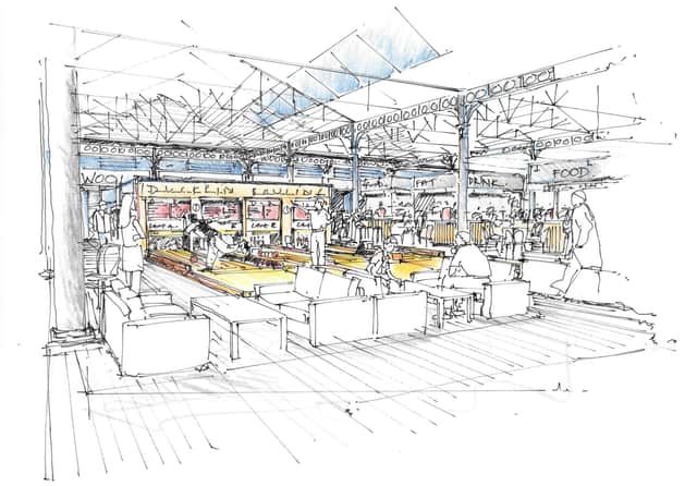 Plans for the leisure facilities in the Wool Market