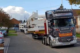 A 50 metre long 'abnormal load' convoy will be travelling from the M18 to Chapeltown, Sheffield, today