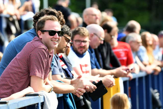 Crowds were back at Castle Park for Doncaster Knights' last game of the season against Nottingham.