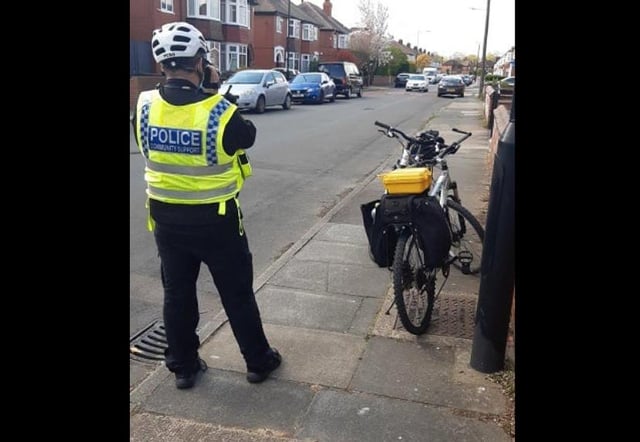 Police carrying out a speeding op near Bennetthorpe yesterday