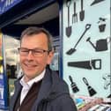 The owner of Cantley DIY and More has blasted Nick Fletcher for a photo in front of his shop.