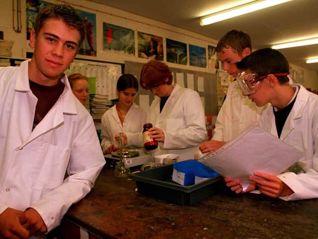 Joseph Grundy a pupil at Tapton School was the top GCSE Science Student in the country in 1998