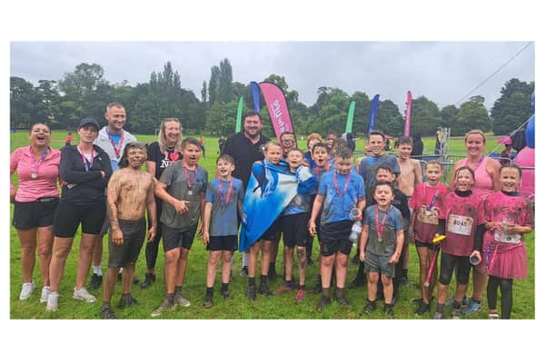 Members of Edlington White Stars took on the Tough Mudder.