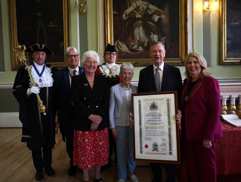 Doncaster businessman Baron Kirkham awarded freedom of the borough