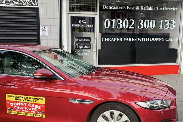 Taxi firm in Doncaster: Donny Cabs has new taxi office in Market Place. Book online or via the app