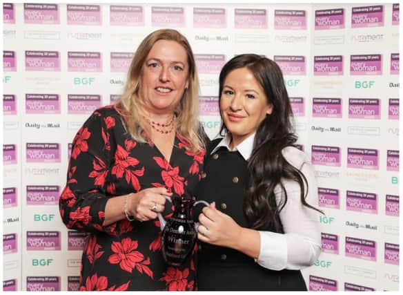Doncaster business boss Rebecca Crawforth (right) with Suzanne Brock (MD of Nutriment).