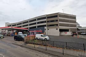 The man died at the base of the Civic Quarter car park in Doncaster city centre.