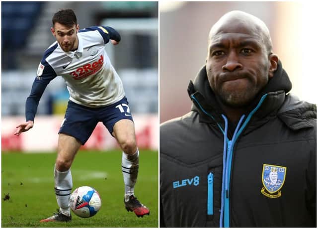 Ben Whiteman and Darren Moore. Photos: Getty Images