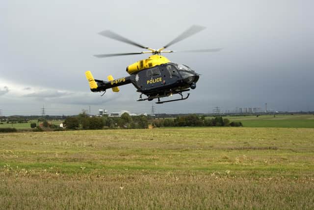 FILE PICTURE - South Yorkshire Police Helicopter.© SWNS.com